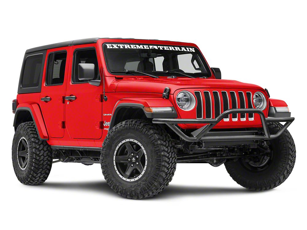RedRock Rock Crawler Front Grille Guard; Textured Black (18-25 Jeep Wrangler JL)