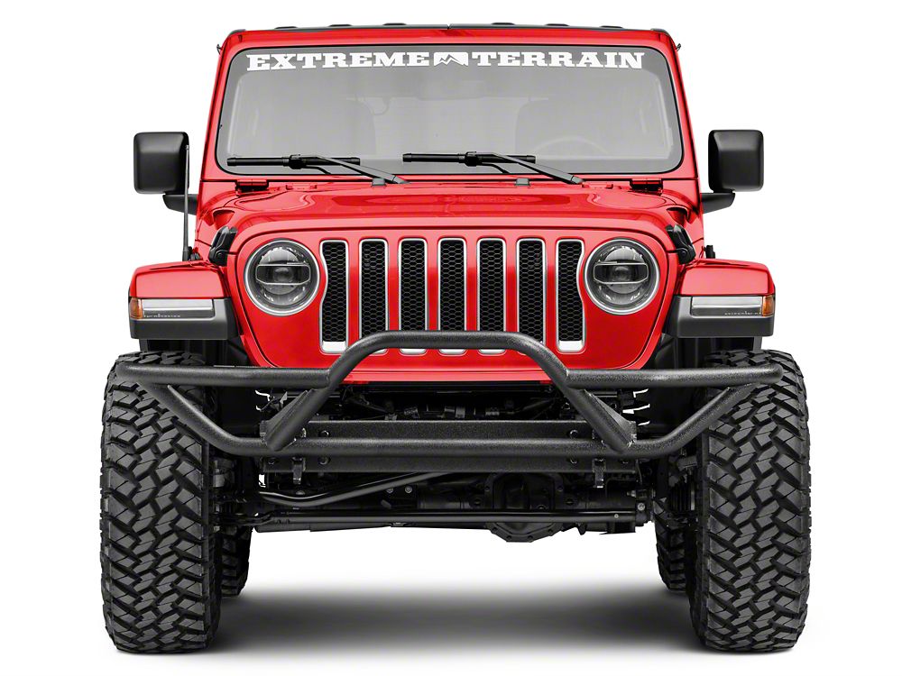 RedRock Rock Crawler Front Grille Guard; Textured Black (18-25 Jeep Wrangler JL)
