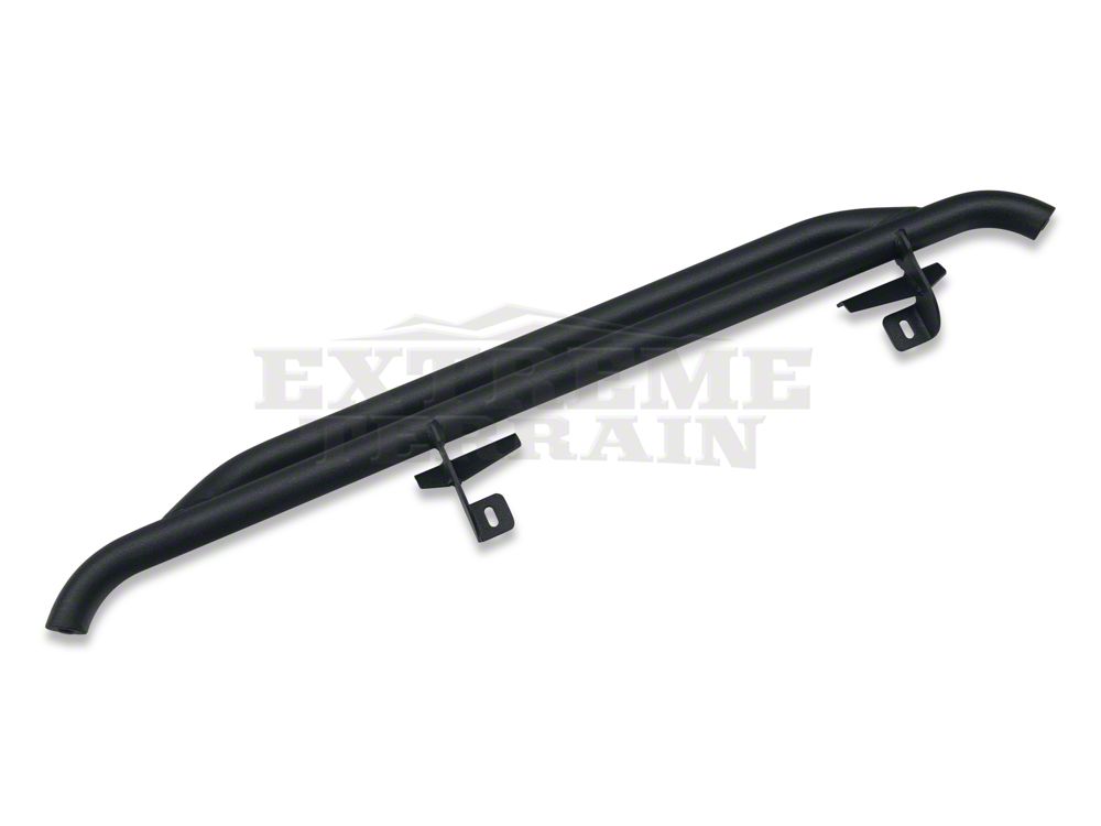 RedRock Rocker Guards; Textured Black (07-18 Jeep Wrangler JK 2-Door)