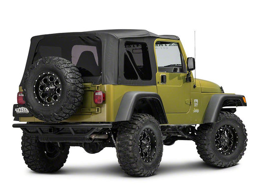 RedRock Rock Crawler Rear Bumper; Textured Black (97-06 Jeep Wrangler TJ)