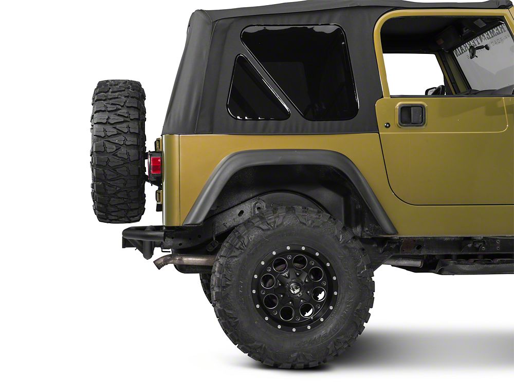 RedRock Rock Crawler Rear Bumper; Textured Black (97-06 Jeep Wrangler TJ)