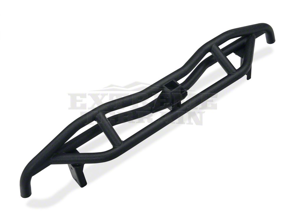 RedRock Rock Crawler Rear Bumper; Textured Black (07-18 Jeep Wrangler JK)