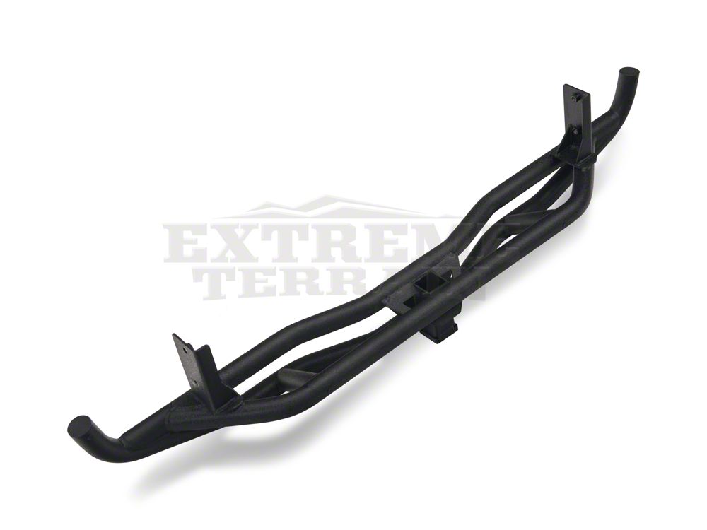 RedRock Rock Crawler Rear Bumper; Textured Black (07-18 Jeep Wrangler JK)