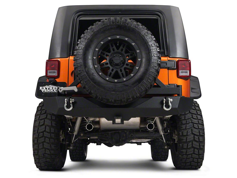 RedRock Dual Outlet Axle-Back Exhaust with Polished Tips (07-18 Jeep Wrangler JK)