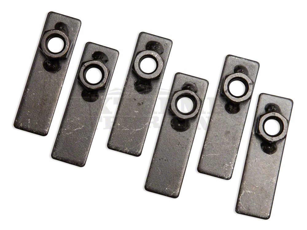 RedRock 4-Inch Oval Straight Side Step Bars; Textured Black (07-18 Jeep Wrangler JK 4-Door)