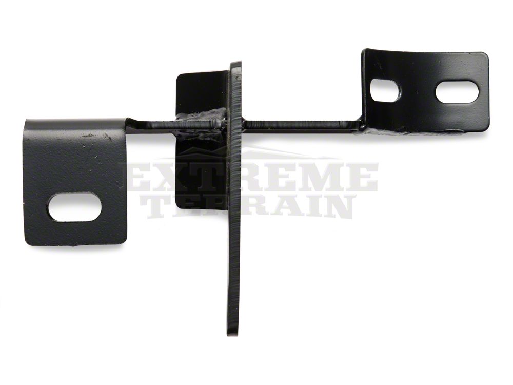 RedRock 4-Inch Oval Curved Side Step Bars; Semi-Gloss Black (07-18 Jeep Wrangler JK 4-Door)