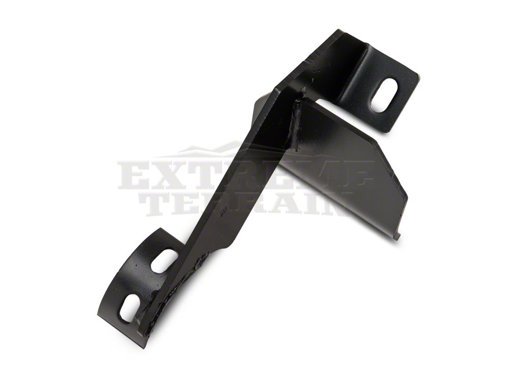 RedRock 4-Inch Oval Straight Side Step Bars; Textured Black (07-18 Jeep Wrangler JK 2-Door)