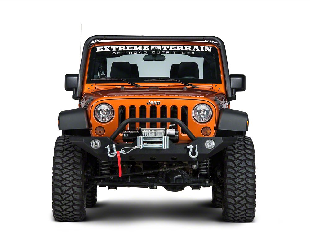 RedRock Light Bar; Textured Black (07-18 Jeep Wrangler JK)