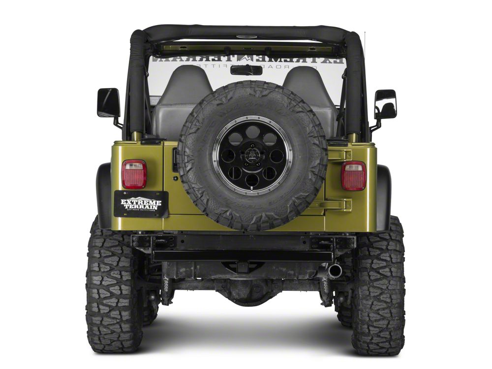 RedRock Hitch; Gloss Black (87-06 Jeep Wrangler YJ & TJ)