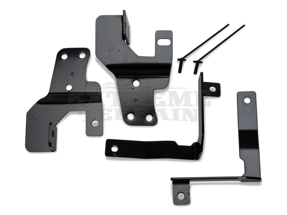 RedRock Grille Guard; Gloss Black (07-18 Jeep Wrangler JK)