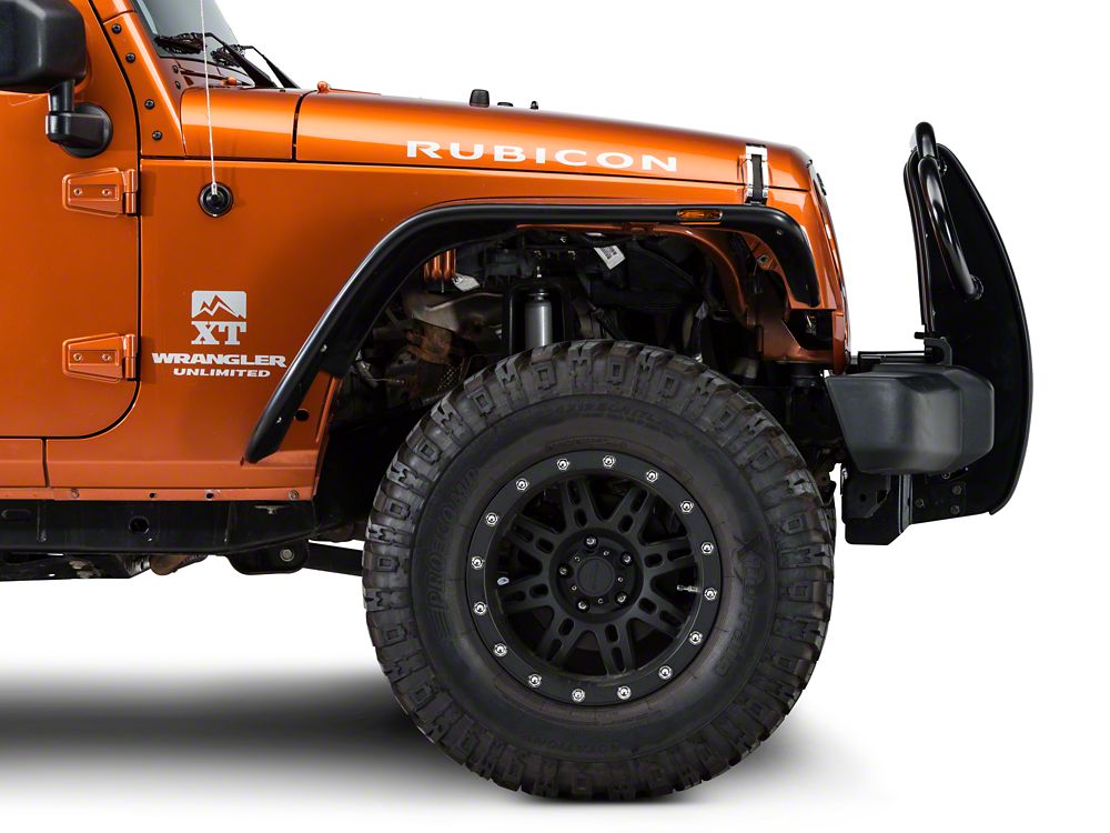 RedRock Grille Guard; Gloss Black (07-18 Jeep Wrangler JK)