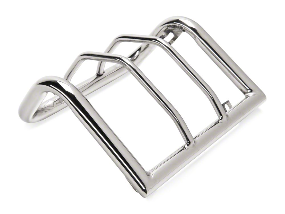 RedRock Wrap-Around Tail Light Guards; Stainless Steel (07-18 Jeep Wrangler JK)