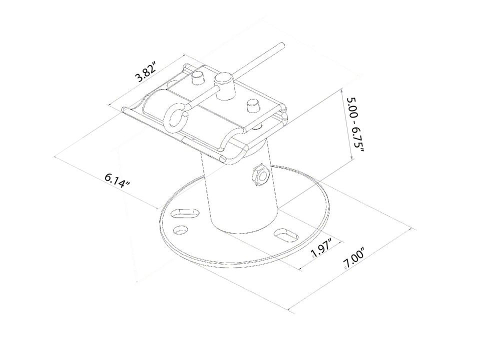 RedRock Extreme Recovery Jack Spare Tire Mount (87-18 Jeep Wrangler YJ, TJ & JK)