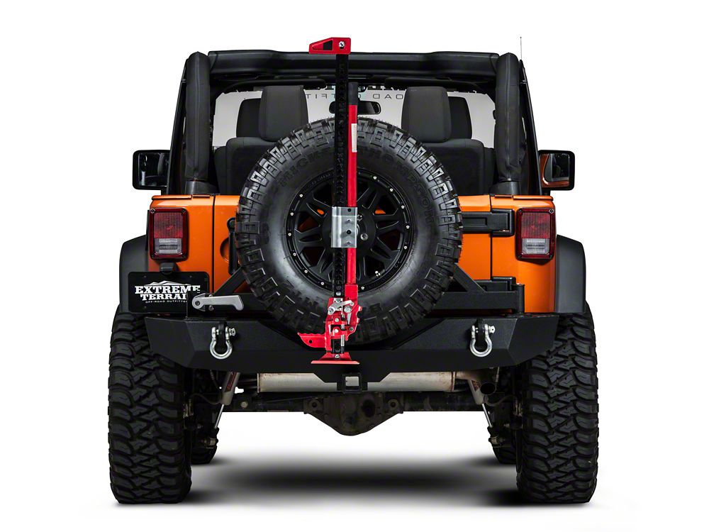 RedRock Extreme Recovery Jack Spare Tire Mount (87-18 Jeep Wrangler YJ, TJ & JK)