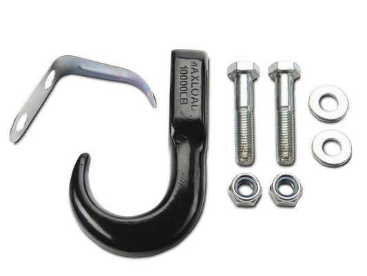 RedRock Tow Hook Kit; Black