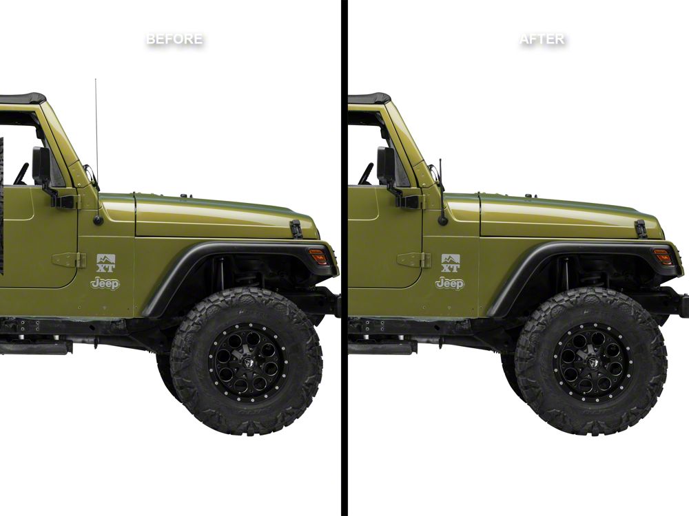 RedRock Trail Antenna; 13-Inch (97-06 Jeep Wrangler TJ)