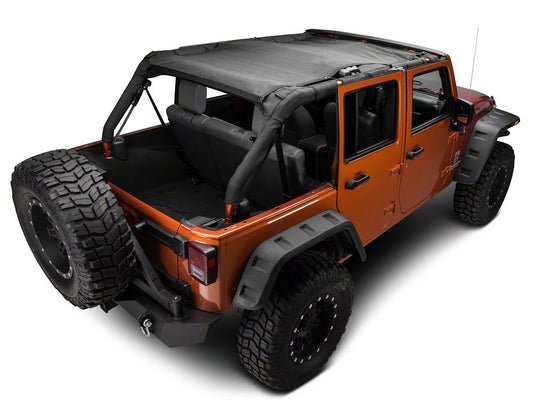 RedRock FullShade Mesh Top (07-18 Jeep Wrangler JK 4-Door)