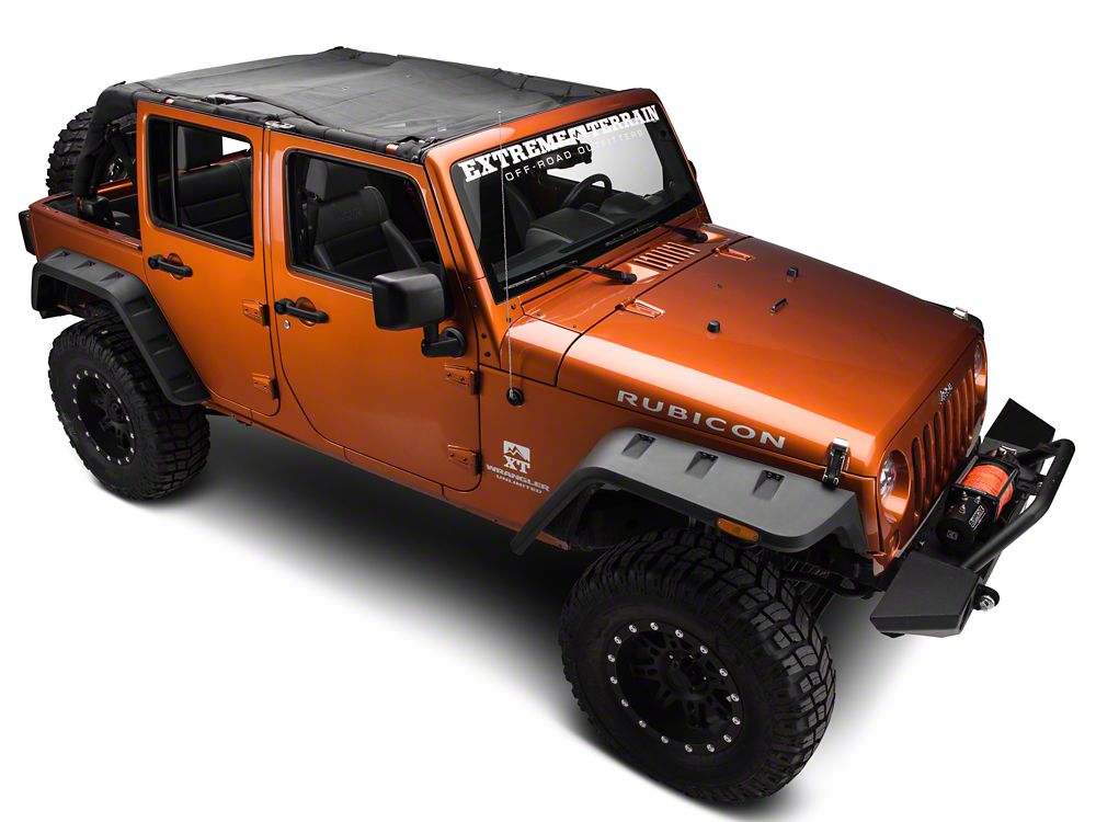 RedRock FullShade Mesh Top (07-18 Jeep Wrangler JK 4-Door)