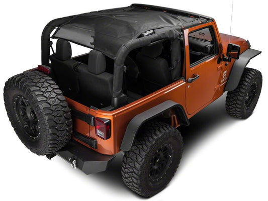 RedRock FullShade Mesh Top (07-18 Jeep Wrangler JK 2-Door)