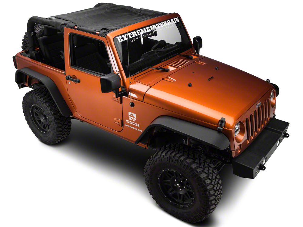 RedRock FullShade Mesh Top (07-18 Jeep Wrangler JK 2-Door)