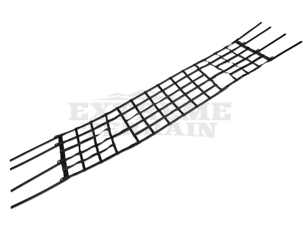RedRock Cargo Wrap Around Net; One Piece (92-06 Jeep Wrangler YJ & TJ)
