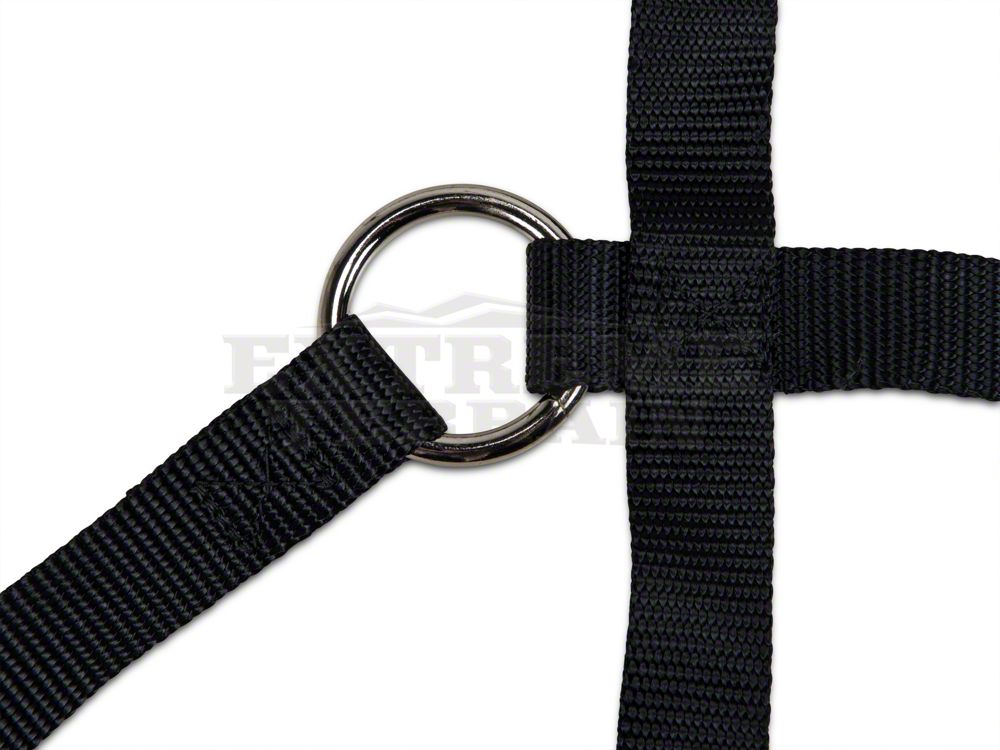 RedRock Pet Barrier Net; Black (92-06 Jeep Wrangler YJ & TJ)