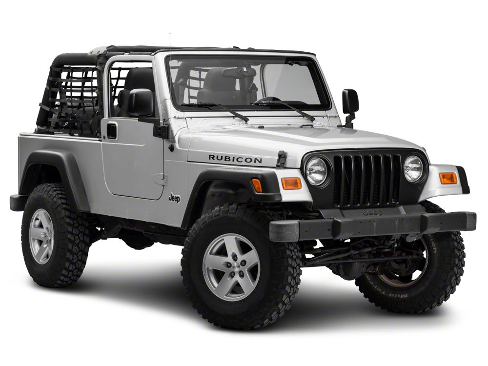 RedRock Cargo Wrap Around Net; One Piece (04-06 Jeep Wrangler TJ Unlimited)