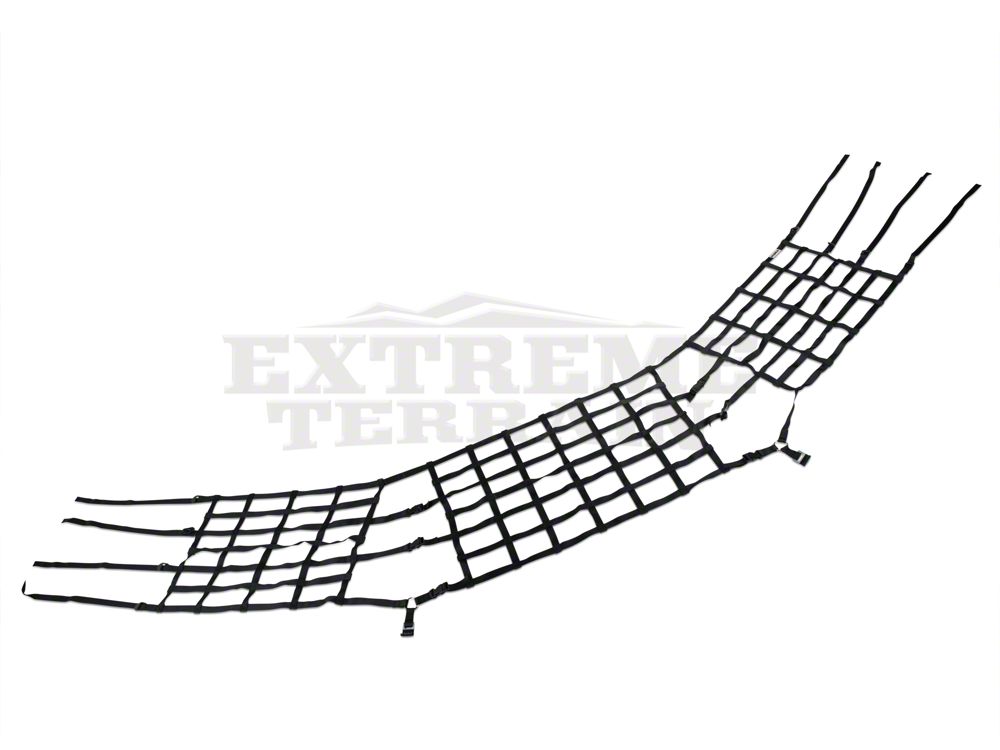 RedRock Cargo Wrap Around Net; One Piece (04-06 Jeep Wrangler TJ Unlimited)