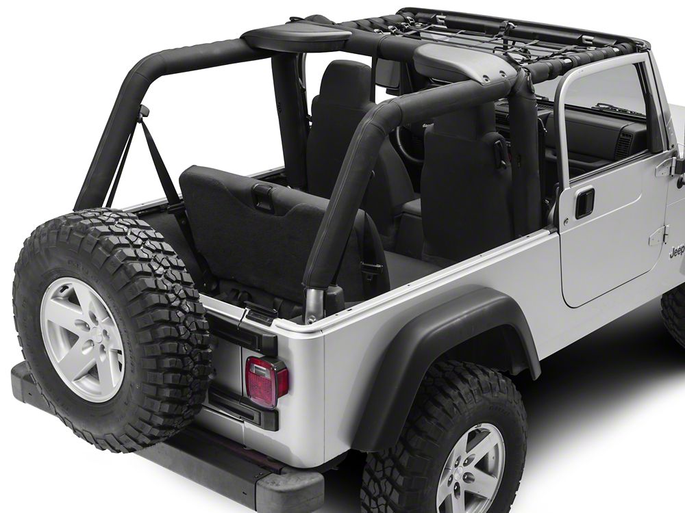 RedRock Front Overhead Net (04-06 Jeep Wrangler TJ Unlimited)