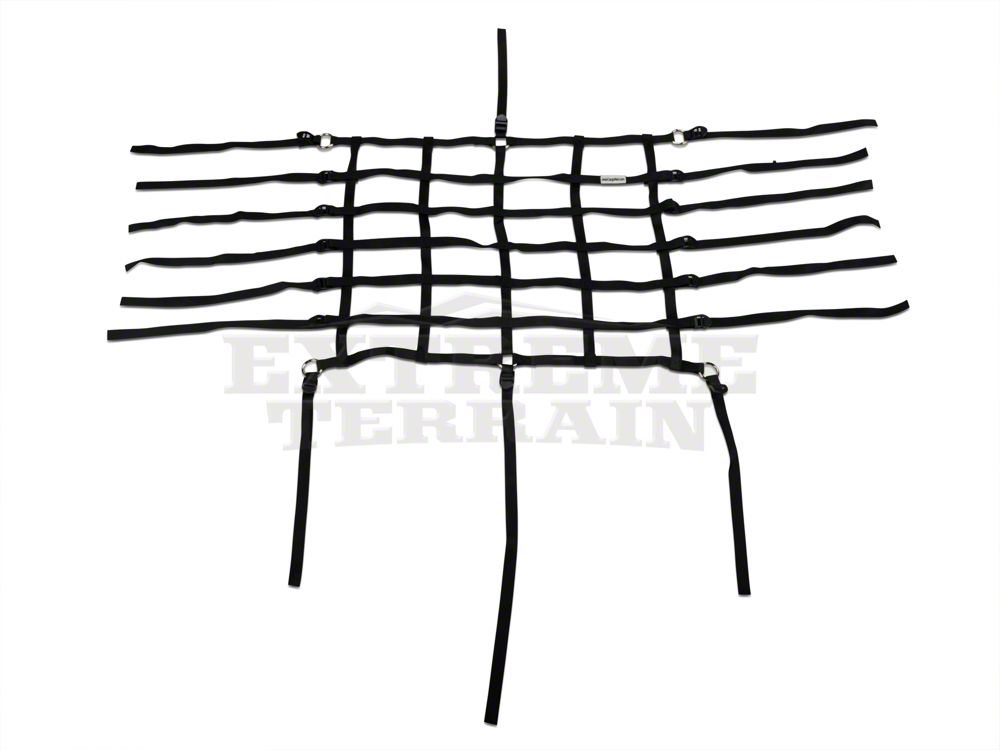 RedRock Front Overhead Net (04-06 Jeep Wrangler TJ Unlimited)