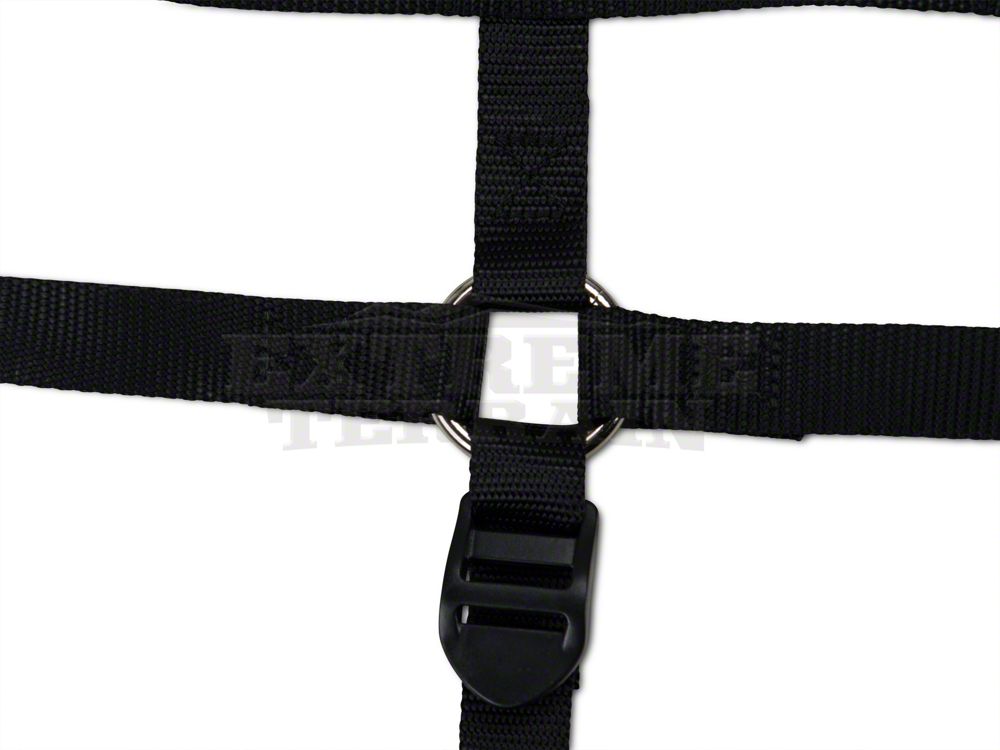 RedRock Front Overhead Net (04-06 Jeep Wrangler TJ Unlimited)