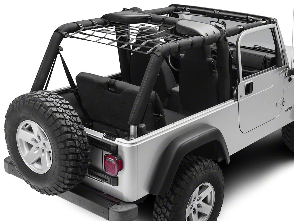 RedRock Rear Overhead Net (04-06 Jeep Wrangler TJ Unlimited)