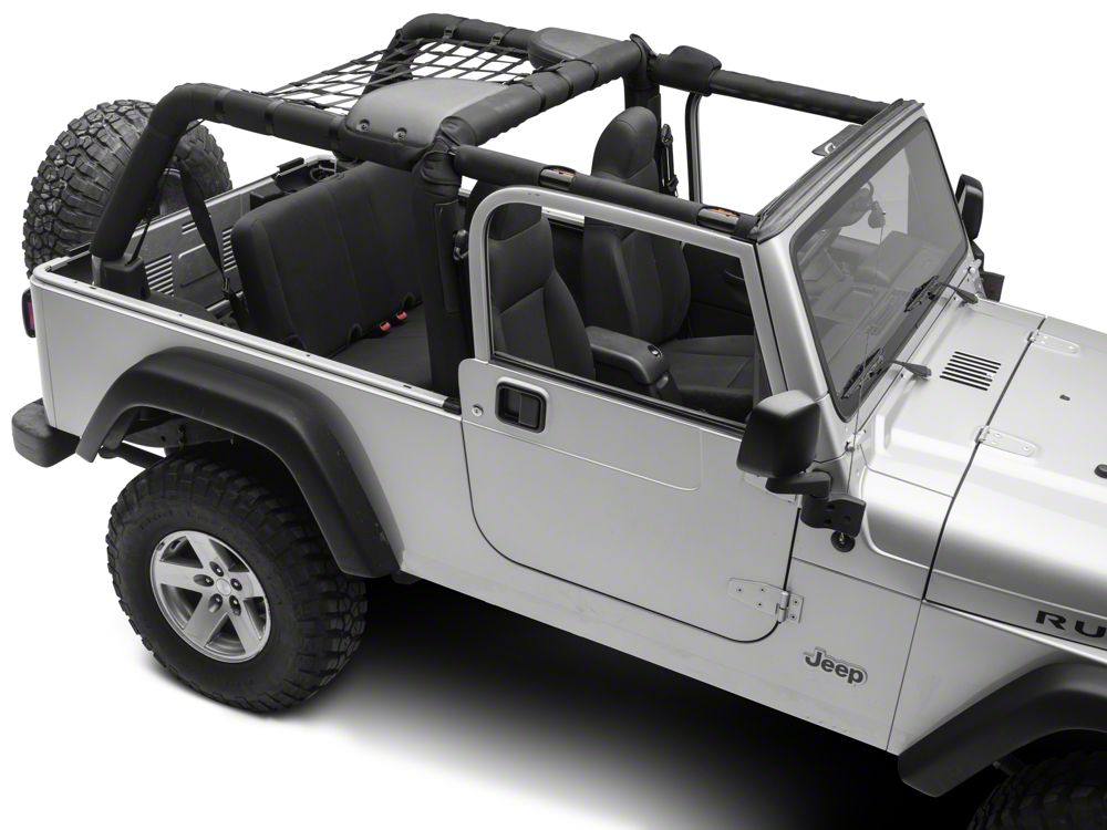 RedRock Rear Overhead Net (04-06 Jeep Wrangler TJ Unlimited)