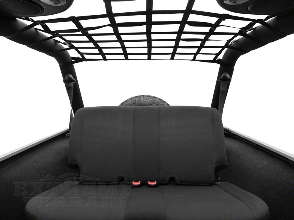 RedRock Rear Overhead Net (04-06 Jeep Wrangler TJ Unlimited)