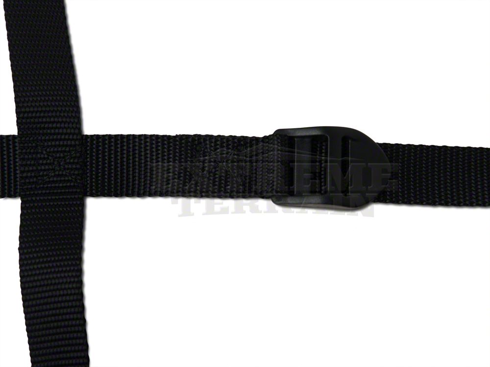 RedRock Cargo Wrap Around Net; One Piece (07-18 Jeep Wrangler JK 2-Door)