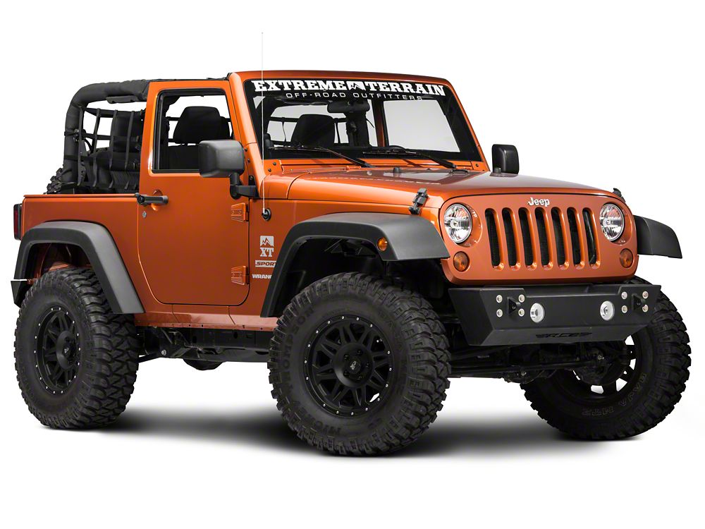 RedRock Cargo Wrap Around Net; One Piece (07-18 Jeep Wrangler JK 2-Door)
