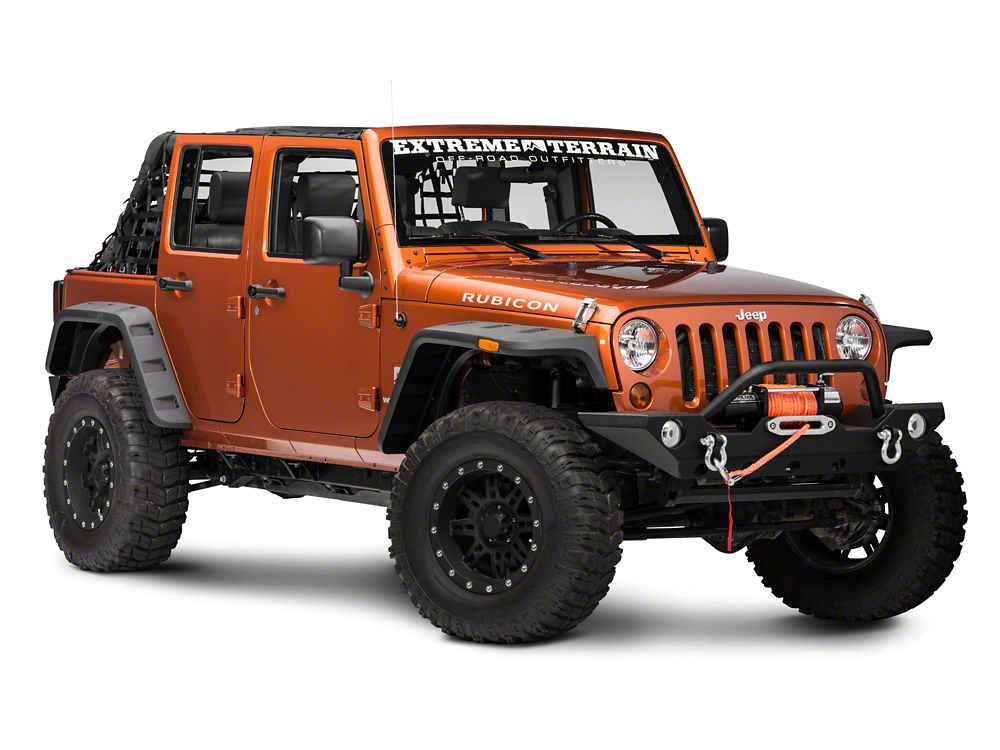 RedRock Cargo Wrap Around Net; Three Piece (07-18 Jeep Wrangler JK 4-Door)