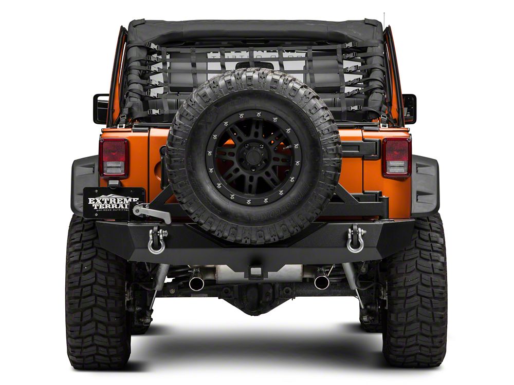 RedRock Cargo Wrap Around Net; Three Piece (07-18 Jeep Wrangler JK 4-Door)