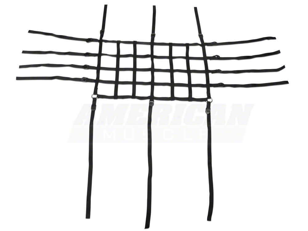 RedRock Front Overhead Net (07-18 Jeep Wrangler JK 4-Door)