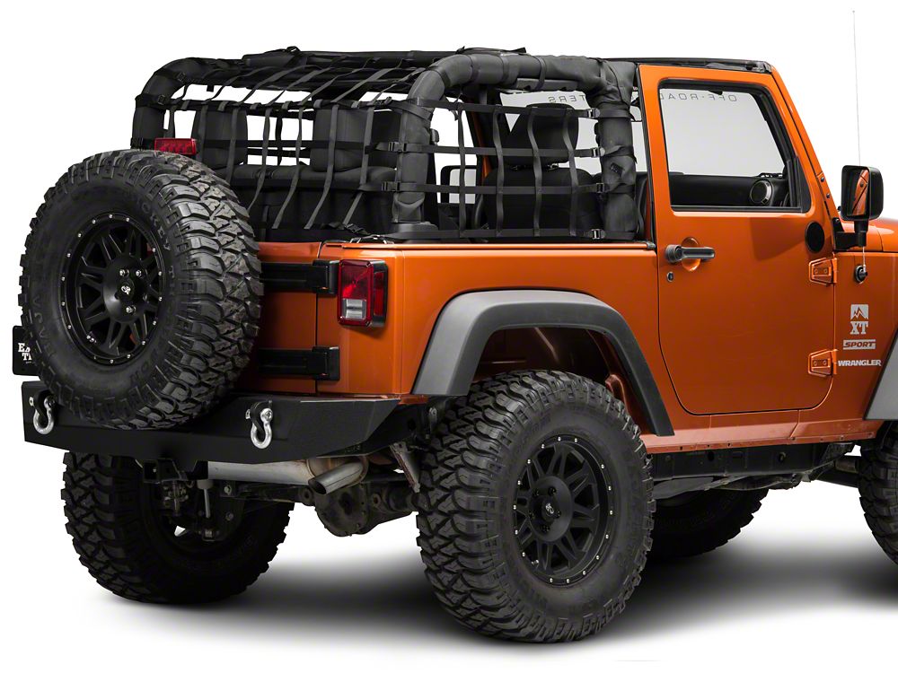 RedRock Complete Netting Kit (07-18 Jeep Wrangler JK 2-Door)