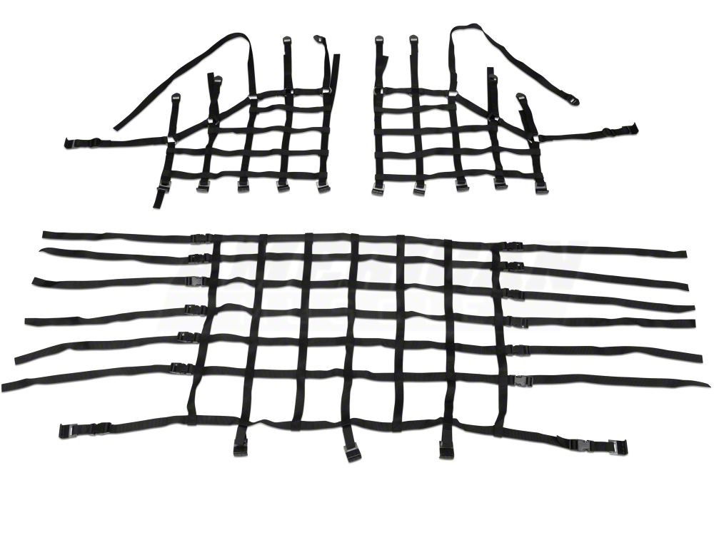 RedRock Complete Netting Kit (07-18 Jeep Wrangler JK 4-Door)
