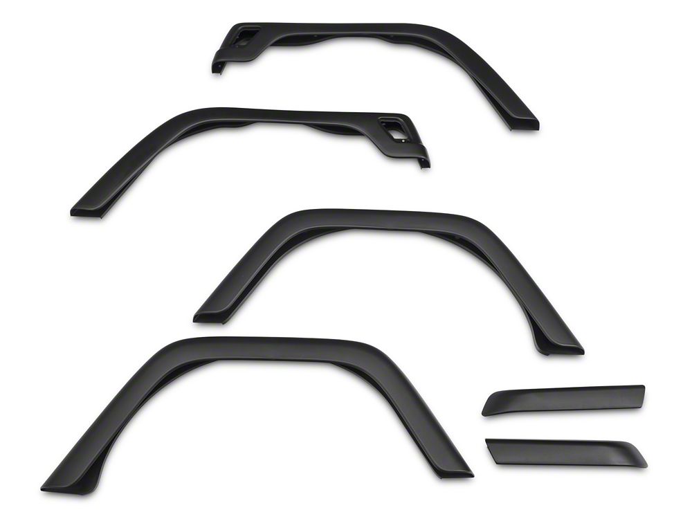 RedRock 6-Piece Replacement Style Fender Flares (97-06 Jeep Wrangler TJ)