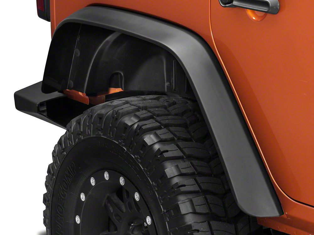 RedRock Flat Fender Flares with Fender Liner Kit (07-18 Jeep Wrangler JK)