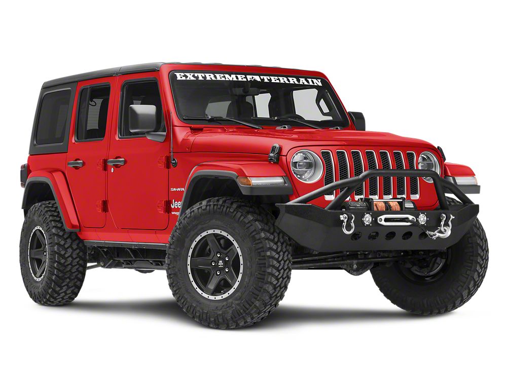 RedRock Approach Front Bumper with LED Lights (18-25 Jeep Wrangler JL)