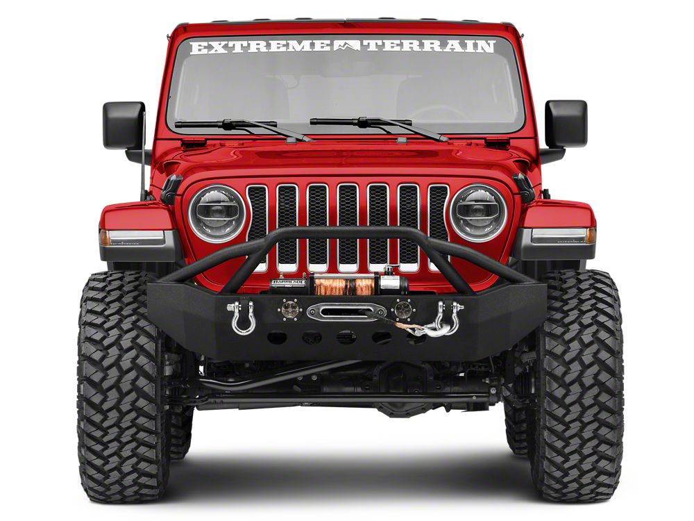 RedRock Approach Front Bumper with LED Lights (18-25 Jeep Wrangler JL)