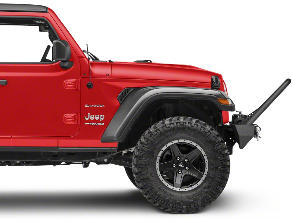 RedRock Mid-Width Winch Front Bumper with Stinger (18-25 Jeep Wrangler JL)