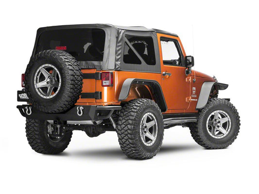RedRock Full Width HD Rock Crawler Rear Bumper (07-18 Jeep Wrangler JK)