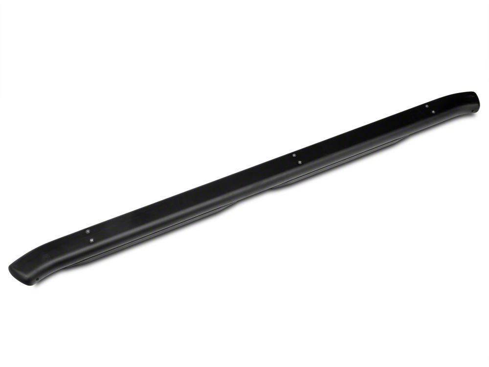 RedRock Pinnacle Oval Bent End Side Step Bars; Textured Black (07-18 Jeep Wrangler JK 4-Door)