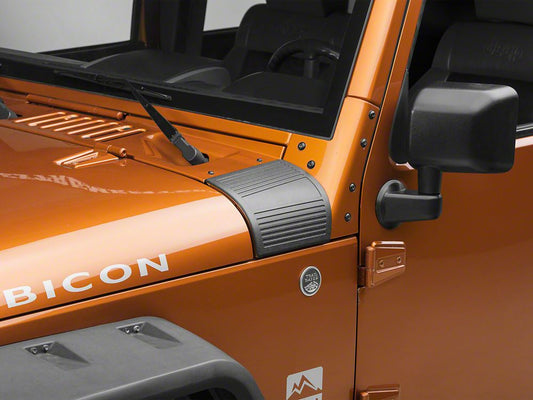 RedRock Body Armor Cowl Guards; Black (07-18 Jeep Wrangler JK)