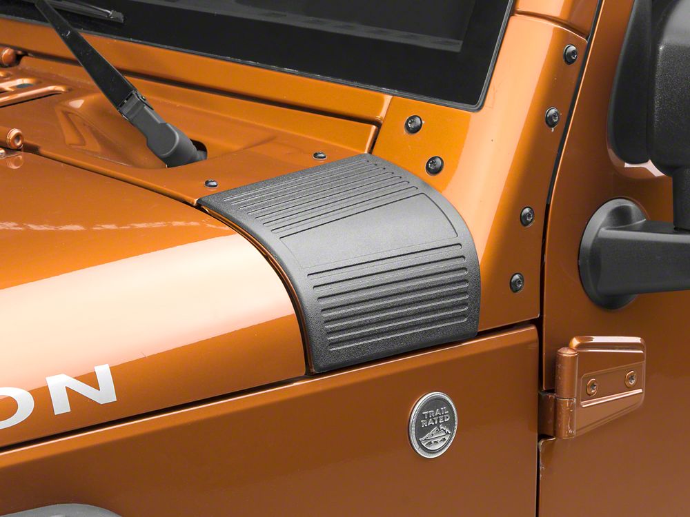 RedRock Body Armor Cowl Guards; Black (07-18 Jeep Wrangler JK)